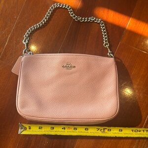 Coach Pink Small Shoulder Handbag